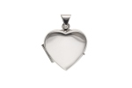 Silver Plain Heart Locket